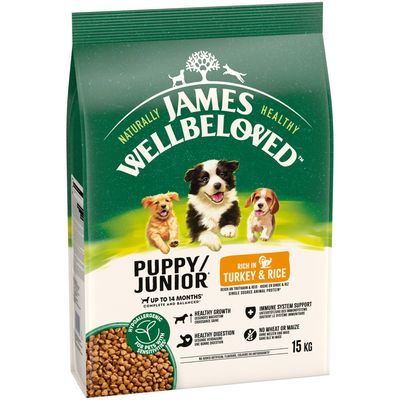 James Wellbeloved Puppy & Junior – Hypoalergenní krůta & rýže